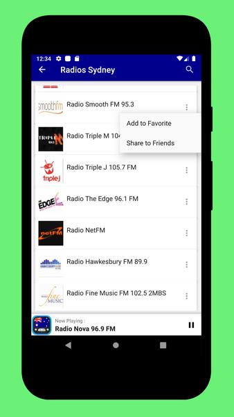 Radio App Australia: FM Online Captura de pantalla 2