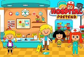 My Pretend Hospital Town Life Captura de pantalla 1