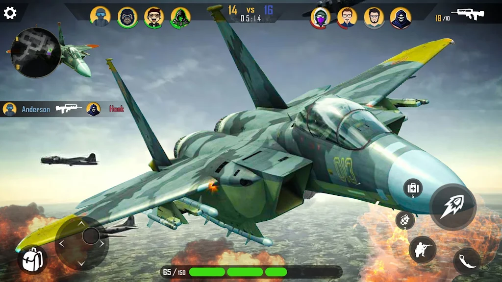 Fighter Jet Games Warplanes ภาพหน้าจอ 3