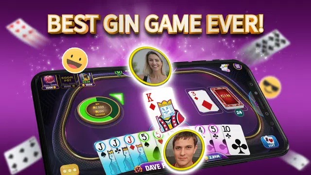 Schermata Gin Rummy Elite: Online Game 0