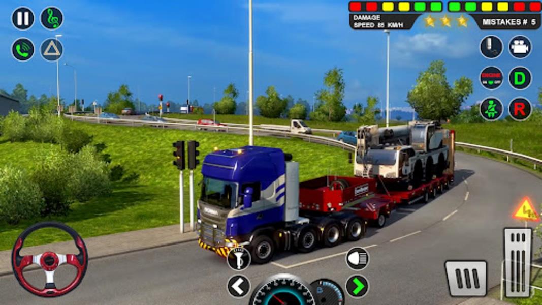 Europe Truck Simulator Driving Schermafbeelding 2