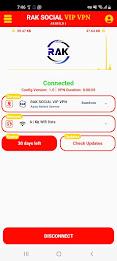 Rak social vip vpn Screenshot 1