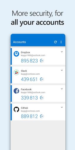 Microsoft Authenticator Tangkapan skrin 1