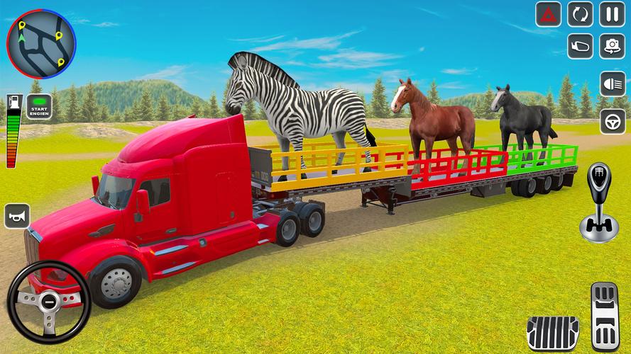 Wild Animal Truck Transporter Screenshot 0