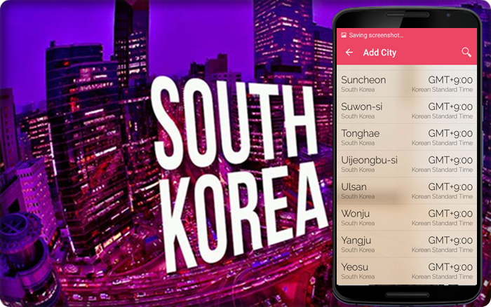 South Korea time Ekran Görüntüsü 3