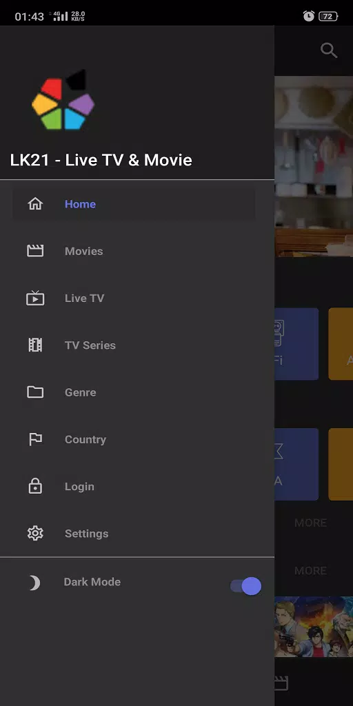 LK21 XXI - Live TV,  Movie  & Drama HD Sub Indo Tangkapan skrin 0