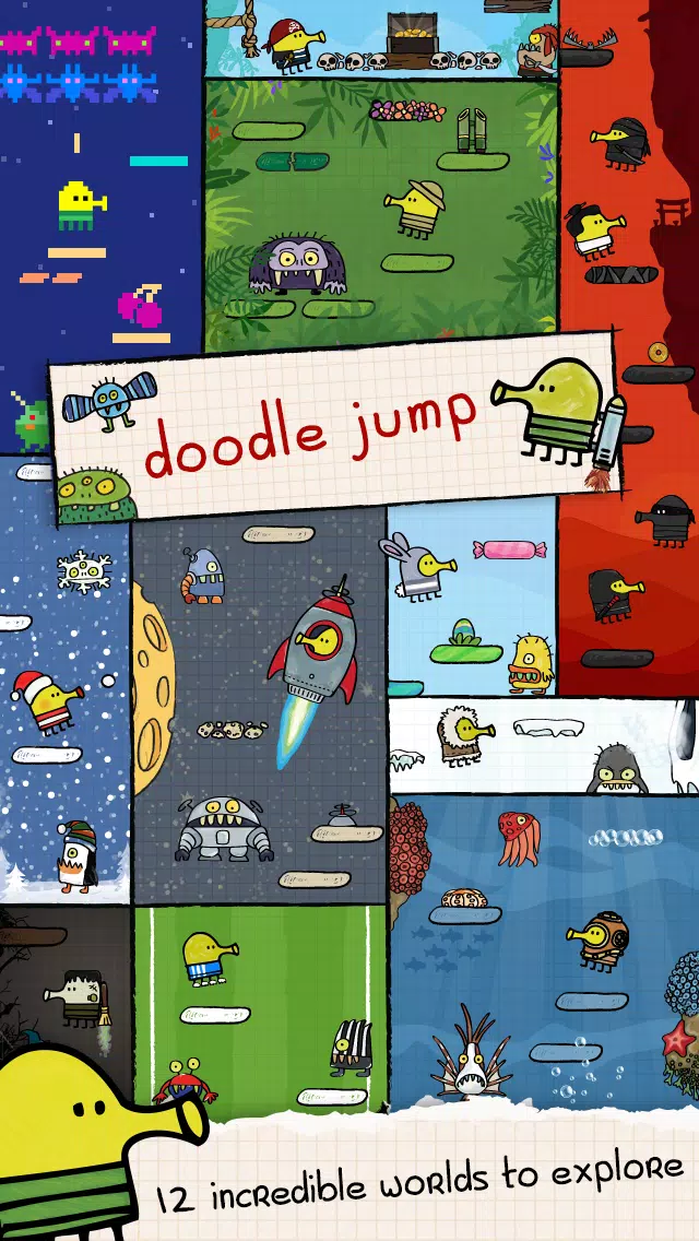 Doodle Jump ဖန်သားပြင်ဓာတ်ပုံ 1