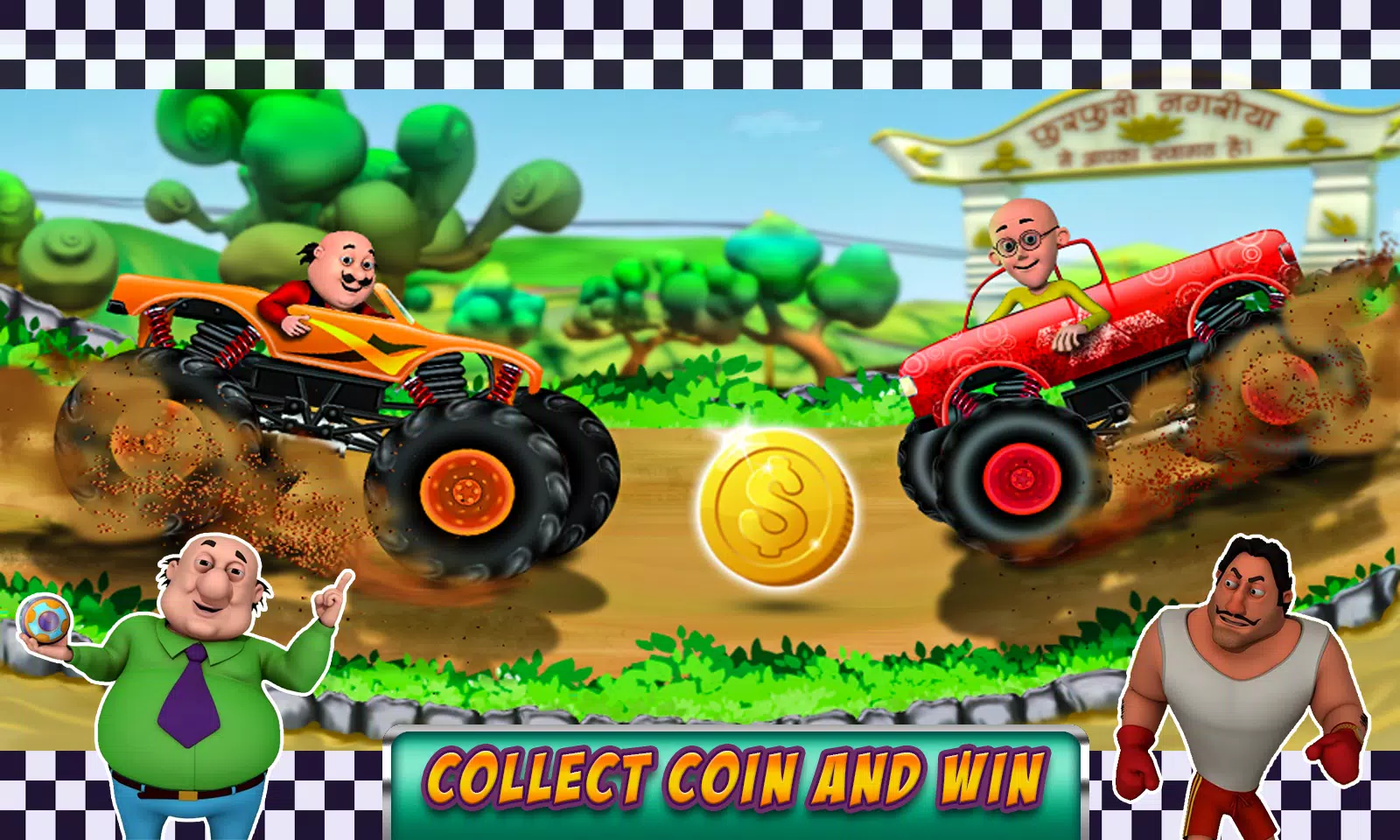 Motu Patlu Car Game 2应用截图第2张