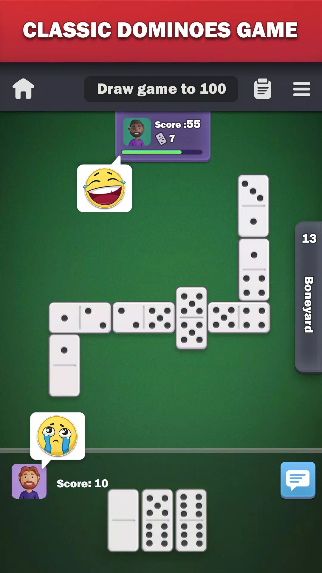 Dominoes online - play Domino! Скриншот 0