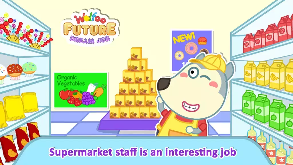 Wolfoo: Kid's Future Dream Job應用截圖第1張