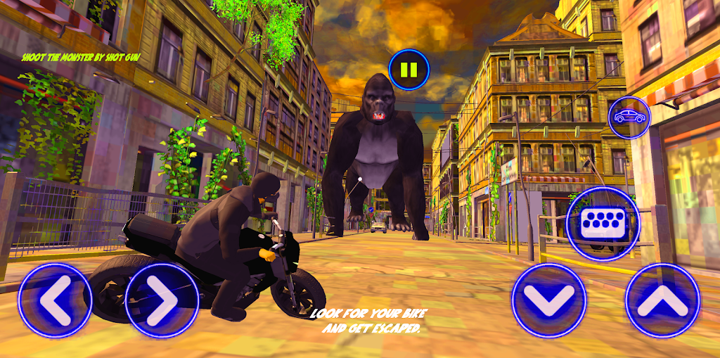 Gorilla Kong Kaiju City Beasts Schermafbeelding 3