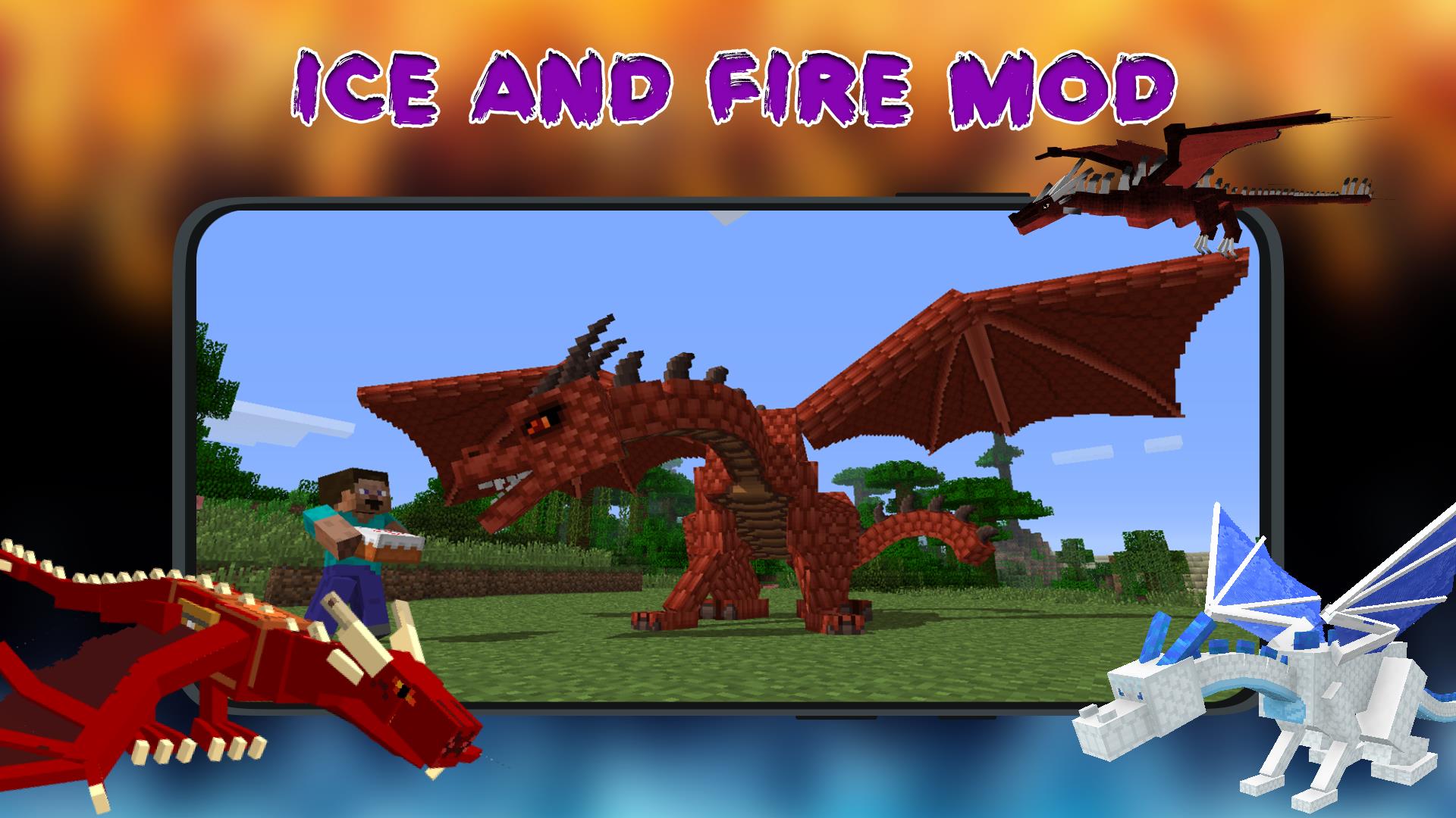 Ice and Fire Mod For Minecraft Ảnh chụp màn hình 2