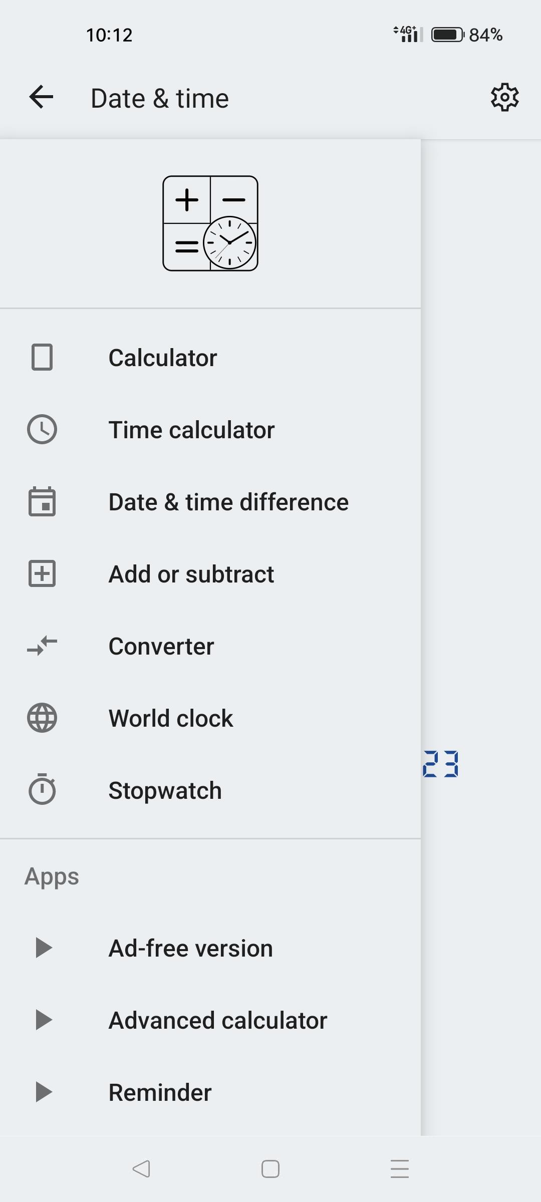 Date & time calculator 스크린샷 1