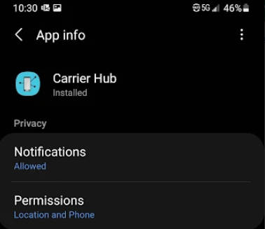 Carrier Hub Captura de pantalla 0