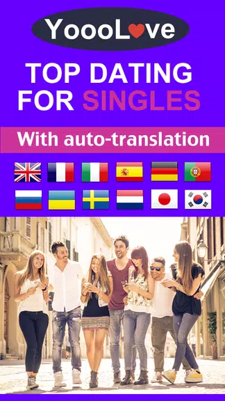 YoooLove Dating with auto-translation - Free chat スクリーンショット 0