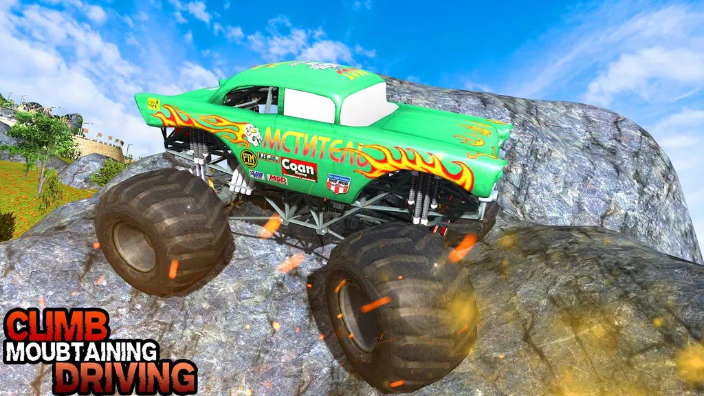 Pickup Truck Hill Climb Racing Ảnh chụp màn hình 3