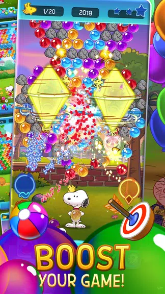 Schermata Bubble Shooter - Snoopy POP! 3