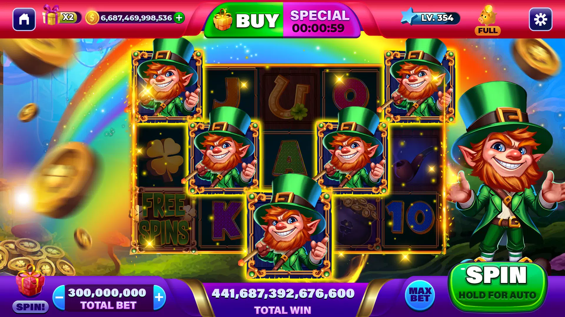 Clover Slots Epic Casino Games Ekran Görüntüsü 0