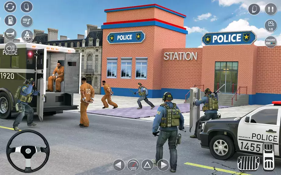 Police Car Driving Games 3D स्क्रीनशॉट 0