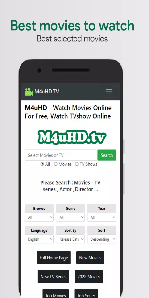 M4uHD - Movies and TV shows স্ক্রিনশট 2