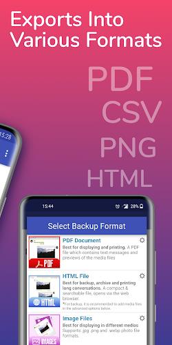 SMS Backup, Print & Restore স্ক্রিনশট 2