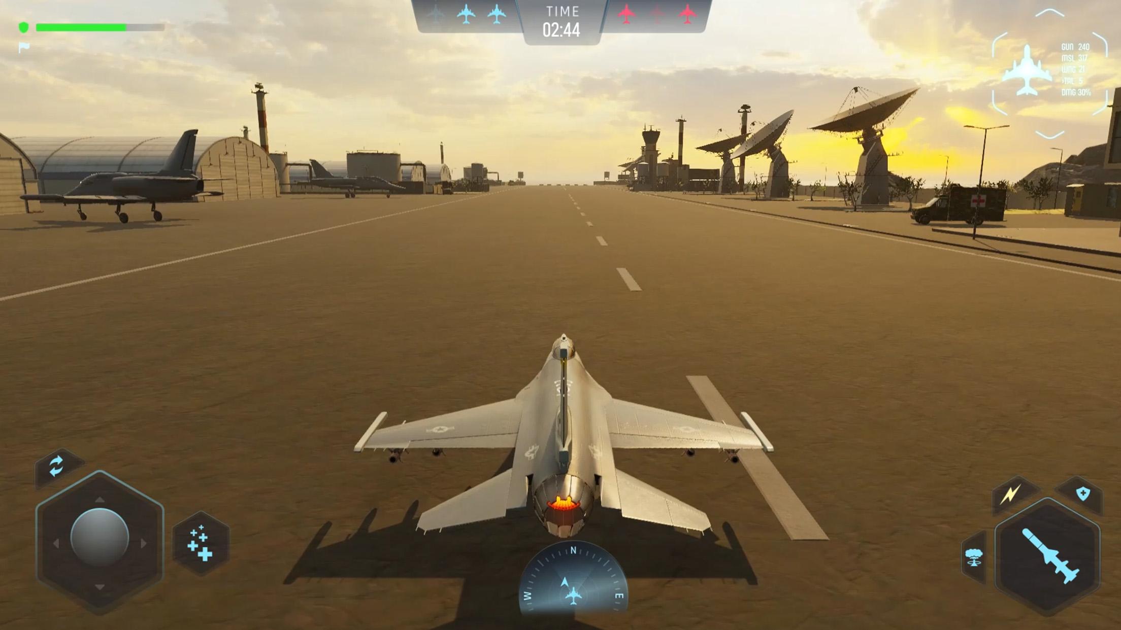 空の戦士：戦闘機での戦闘ゲーム スクリーンショット 0