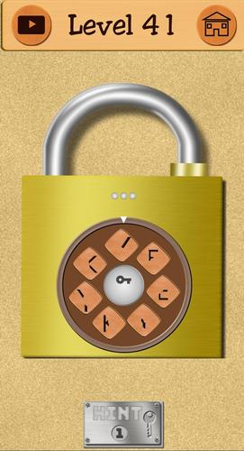 Open The Lock(padlock puzzle) Captura de pantalla 1