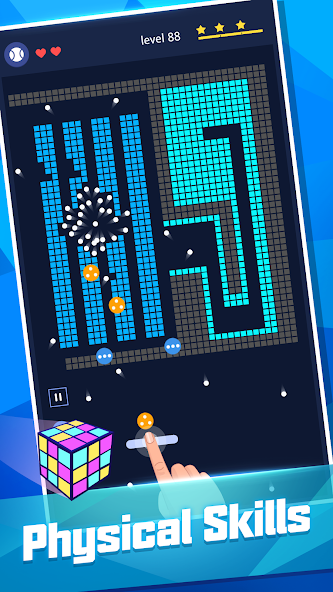 Break Bricks - Bricks Breaker Mod स्क्रीनशॉट 2