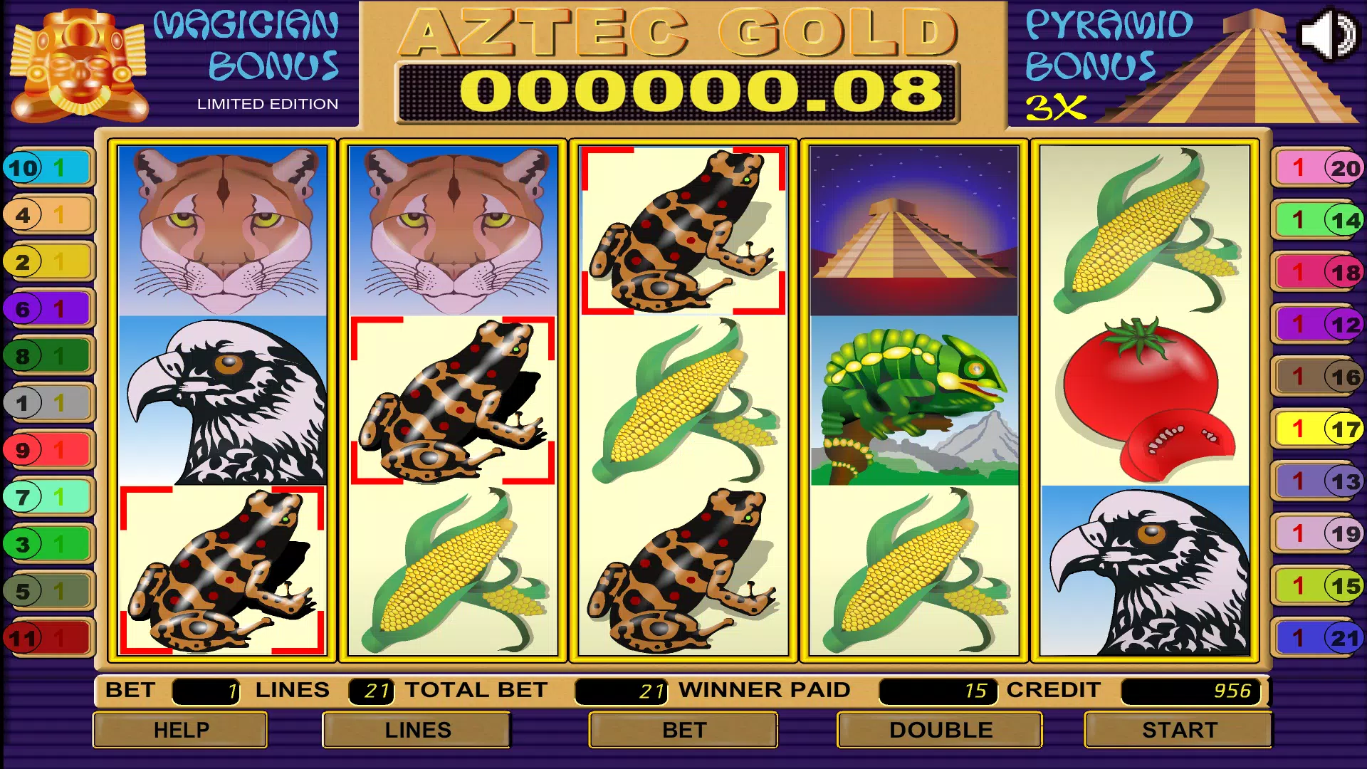 Schermata Aztec Gold II 0