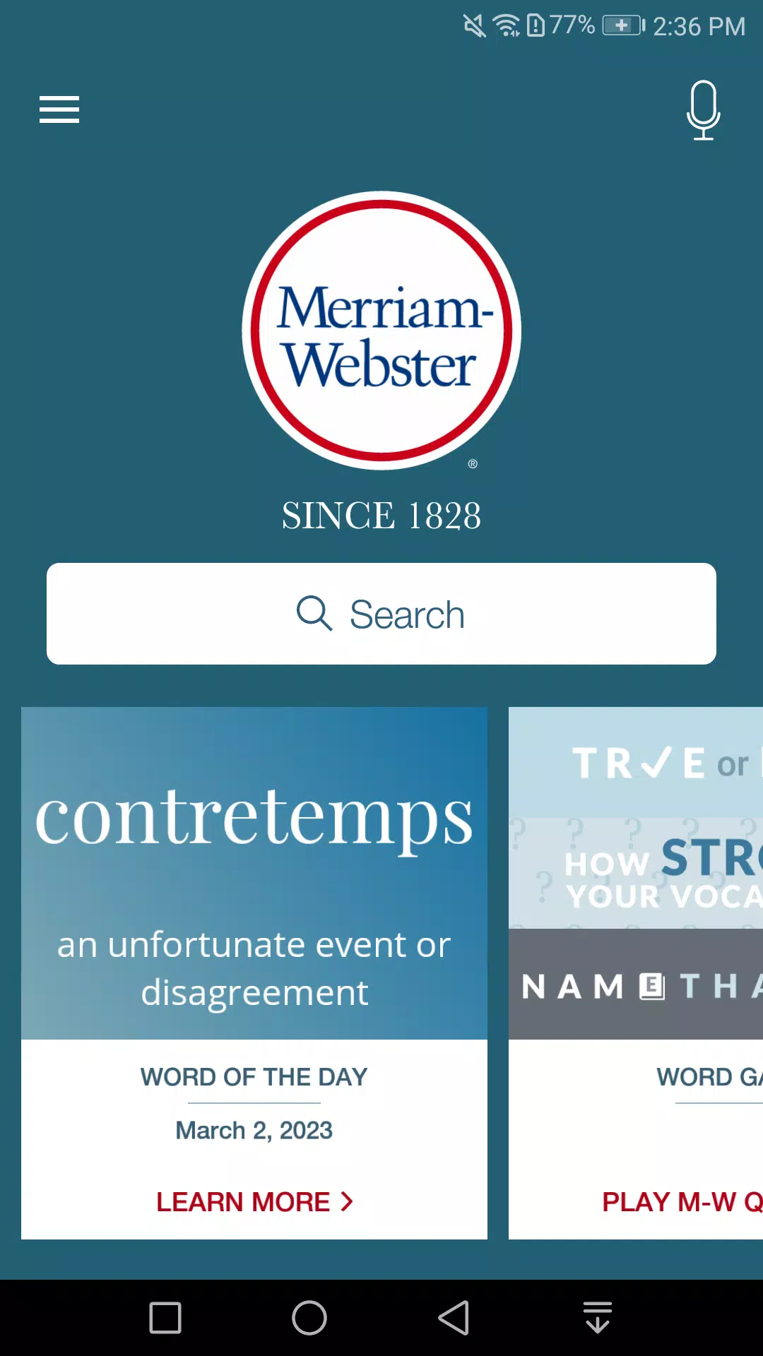 Dictionary - Merriam-Webster 스크린샷 0