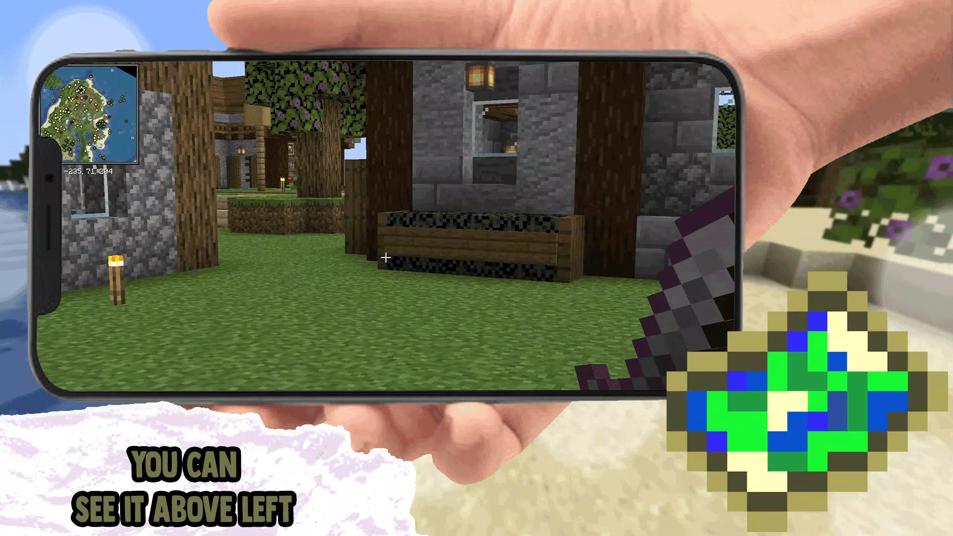 Minimap Mod Addons for MCPE स्क्रीनशॉट 0