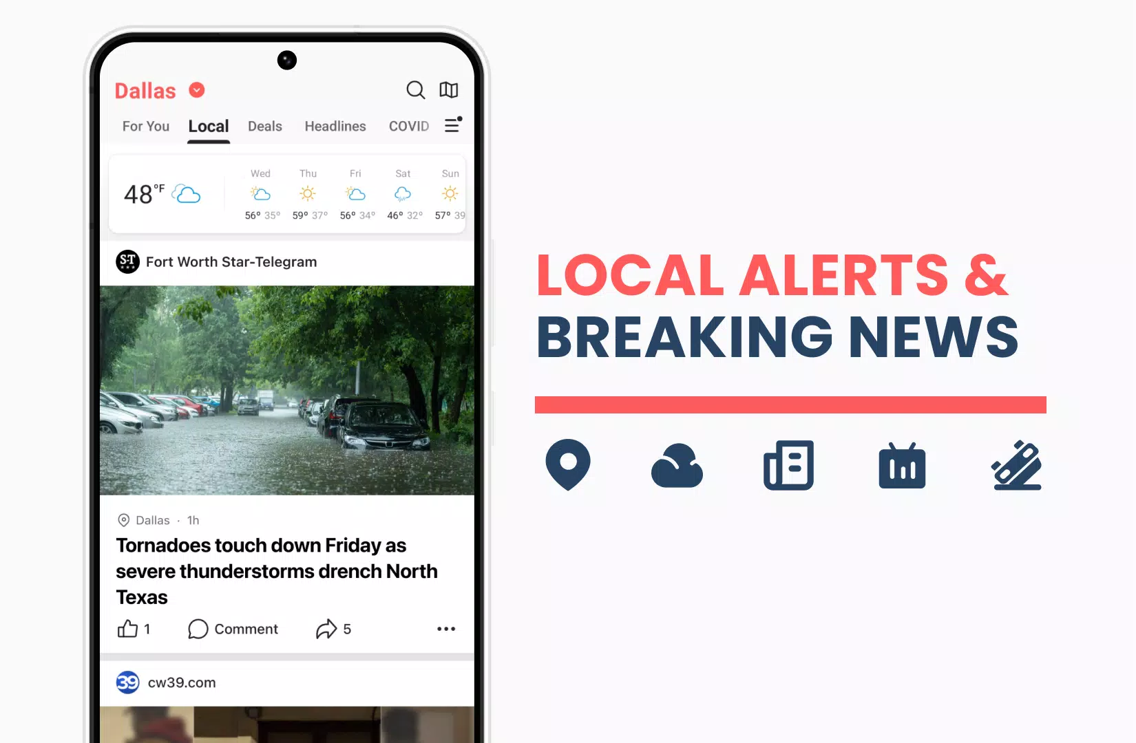 NewsBreak ภาพหน้าจอ 0