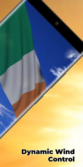 Ireland Flag Live Wallpaper スクリーンショット 1