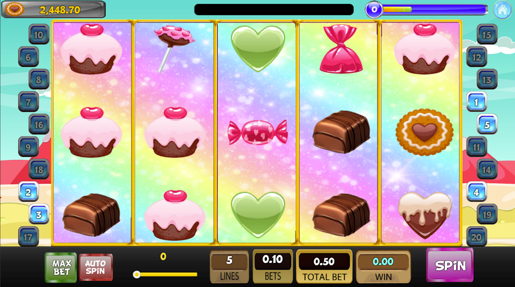 Schermata Candy Sweet Slot machine 1