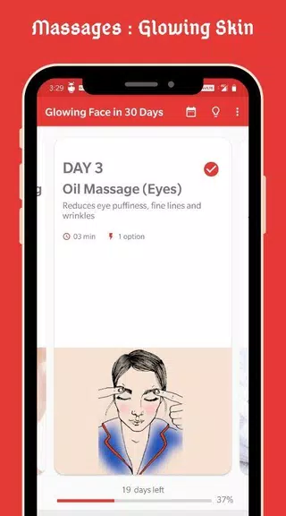 Glowing Face in 30 Days -  NO Tangkapan skrin 2