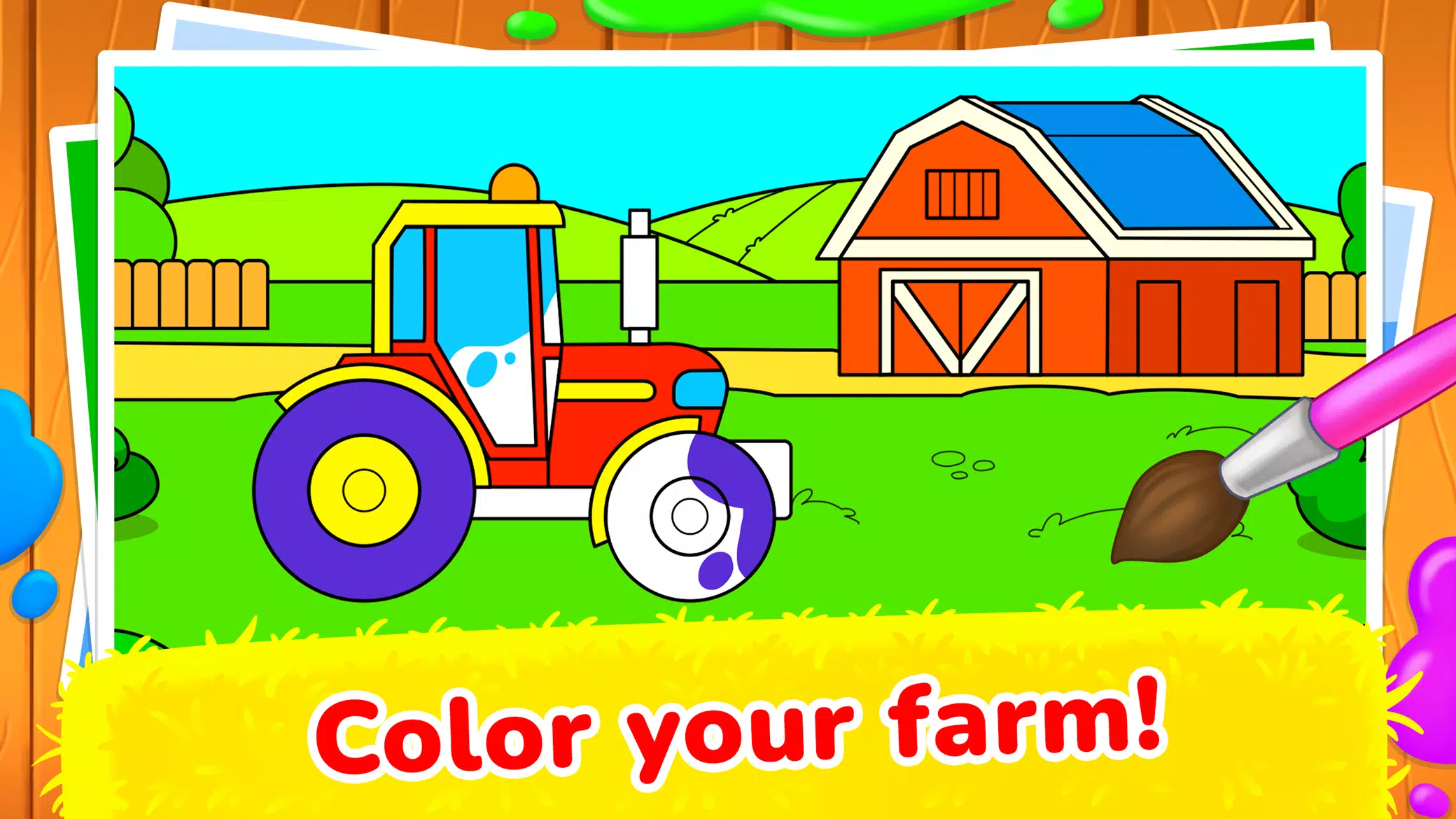 Animal game! Kids little farm! ภาพหน้าจอ 3