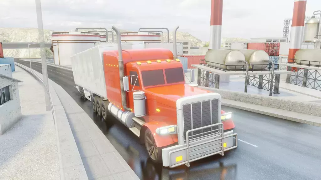 Usa Truck Simulator Car Games ภาพหน้าจอ 2