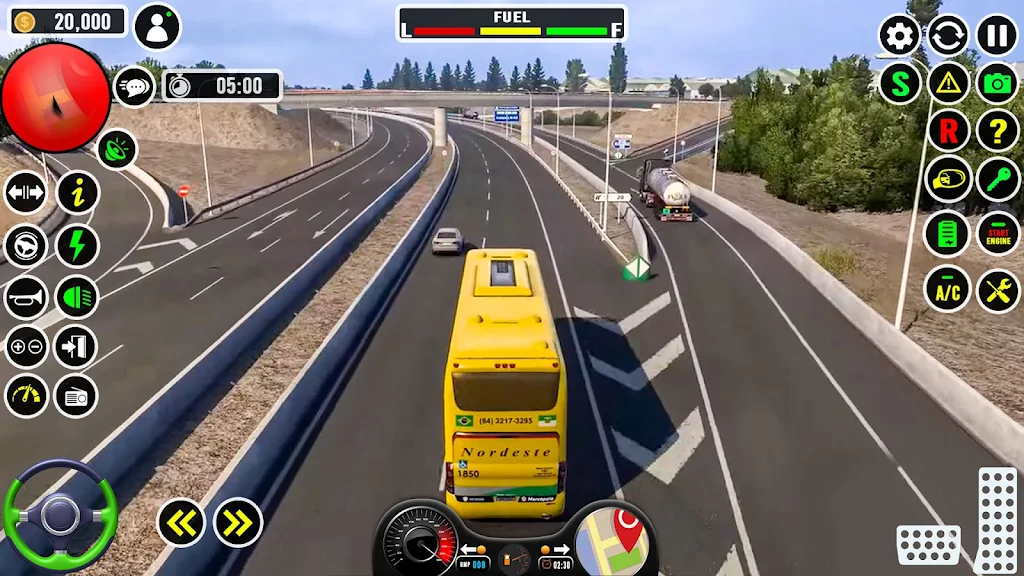 Coach Bus Driving 3D Bus Game Capture d'écran 2