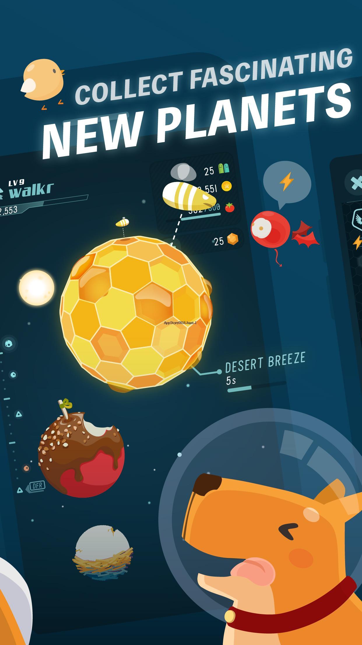 Walkr: Fitness Space Adventure Captura de tela 1