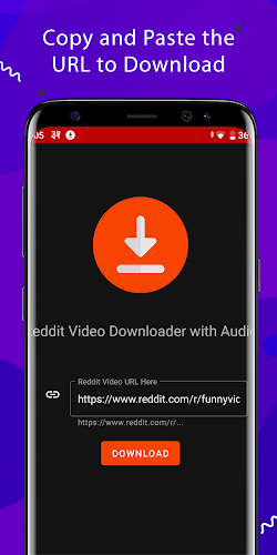 Video Downloader with Audio for Reddit Tangkapan skrin 1