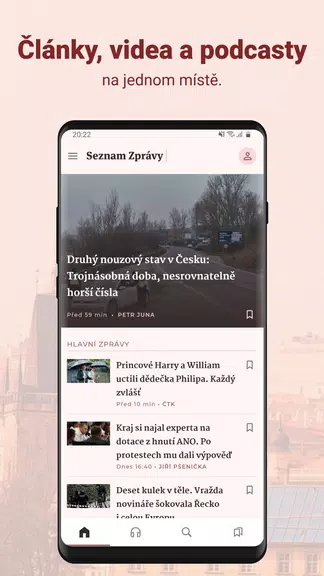 Seznam Zprávy Capture d'écran 0