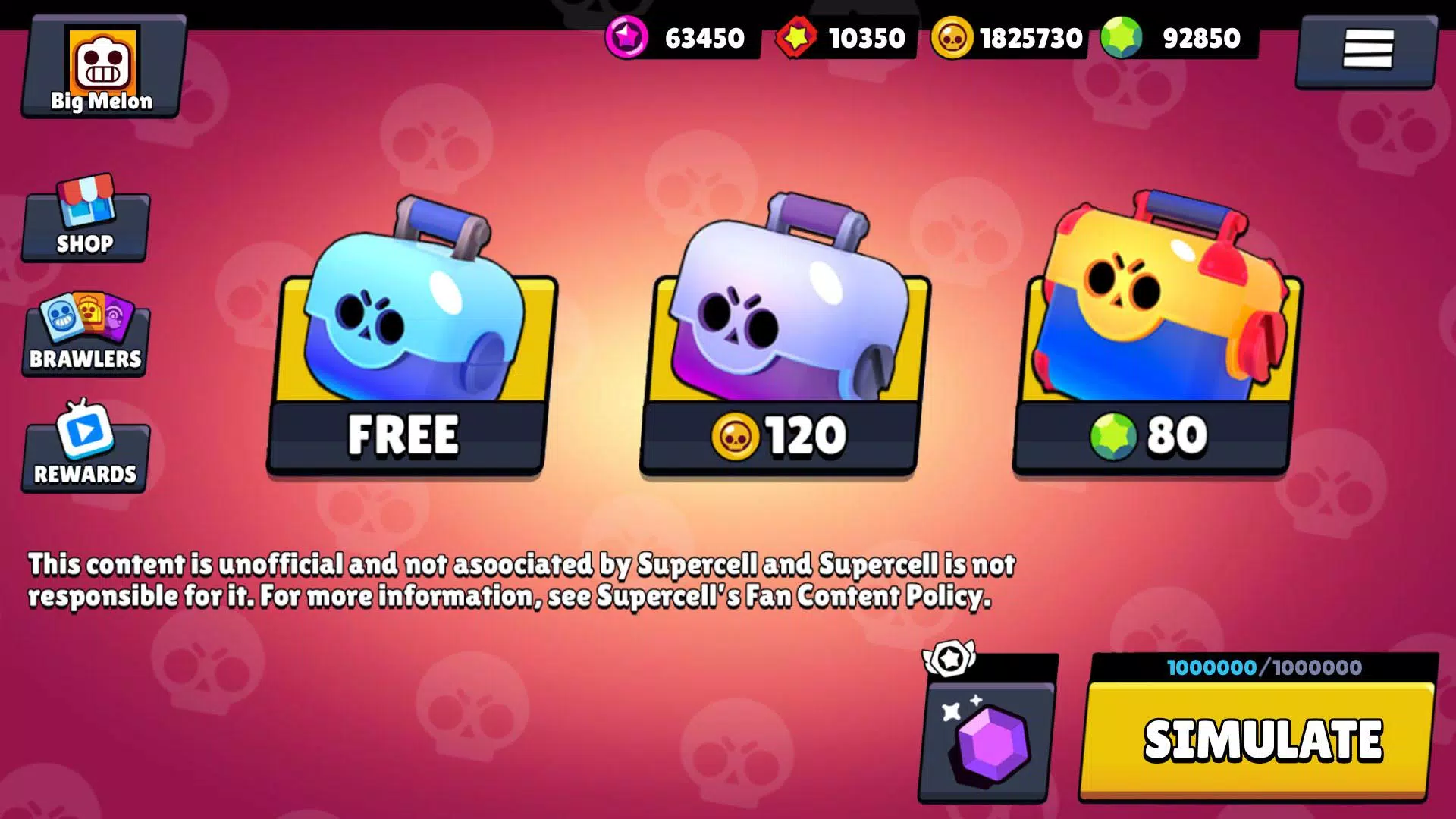 Box Simulator for Brawl Stars Captura de tela 0