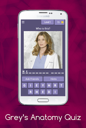 Grey’s Anatomy Quiz - Guess al Schermafbeelding 0