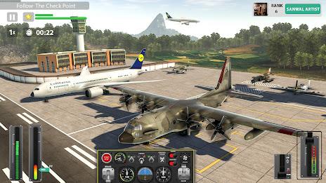 Schermata Fly Airplane flight simulator 0