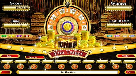 Fun Game Roulette Spin Target Captura de tela 2