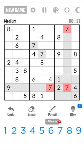 Sudoku 2023 Schermafbeelding 3