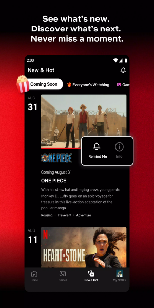 Netflix APK ဖန်သားပြင်ဓာတ်ပုံ 0