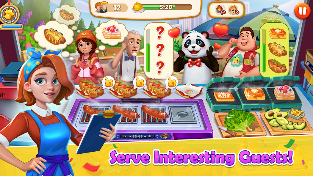 Rita's Food Truck:Cooking Game Mod應用截圖第2張