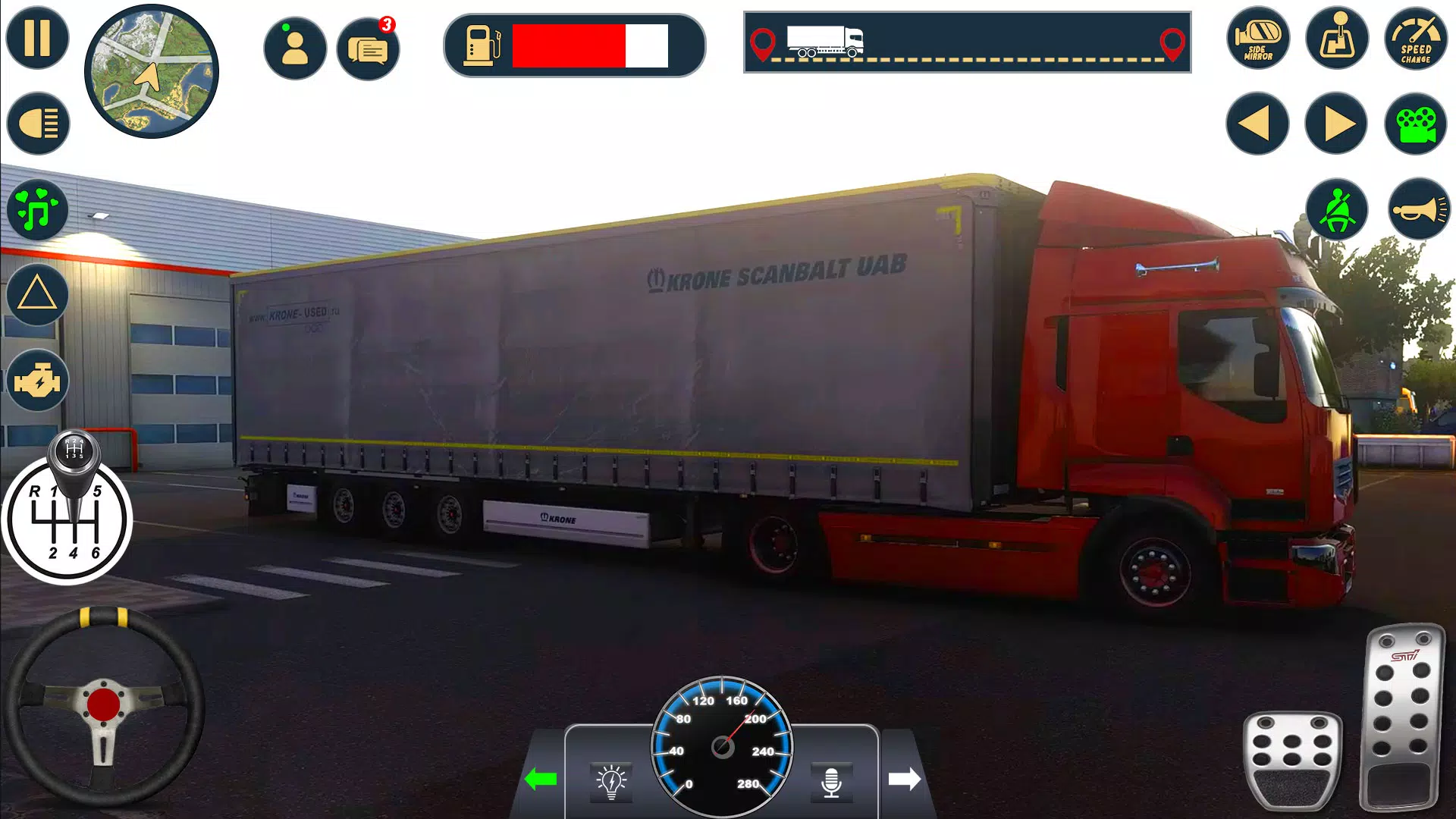 Euro Cargo Truck Simulator 3D Captura de tela 0