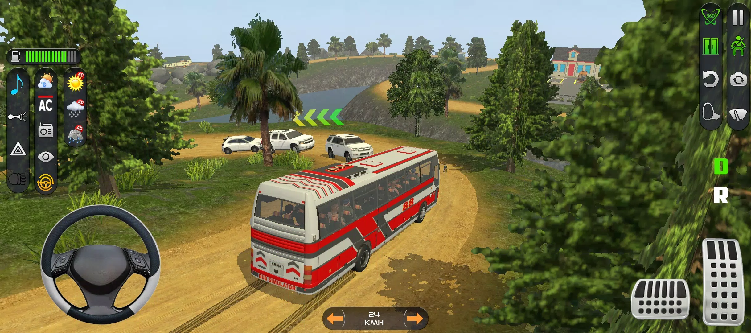 Offroad Bus: Coach Bus Driving Ekran Görüntüsü 1